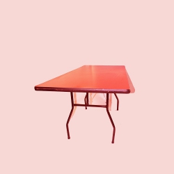 Mesa Rectangular Roja