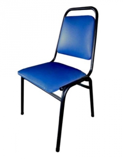 Silla Azul Negro