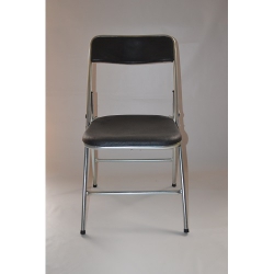 Silla ArmazóN Gris Tapizado Negra